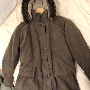 Grey winter coat
